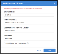 Add Remote Cluster --Couchbase Issue.png